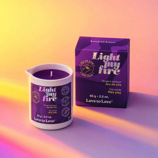 БДСМ-свеча низкотемпературная Love To Love LIGHT MY FIRE - WAX PLAY _