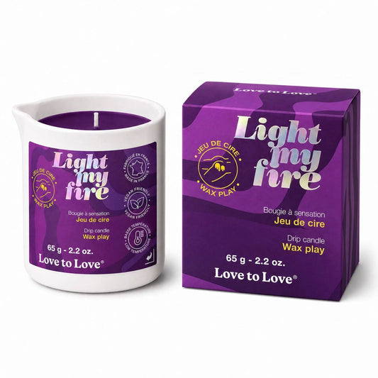 БДСМ-свеча низкотемпературная Love To Love LIGHT MY FIRE - WAX PLAY 