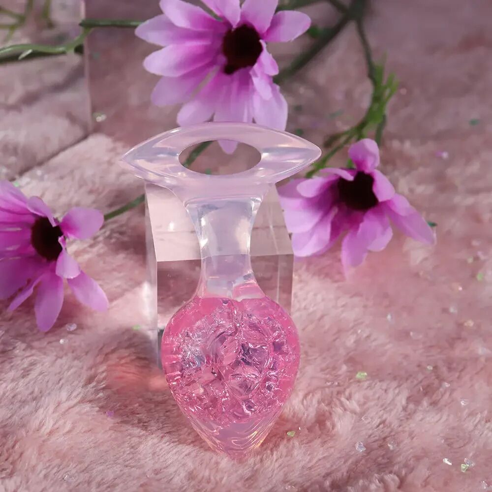 Анальна пробка Liebe Seele Heart-shaped Crystal Anal Plug - фото 4