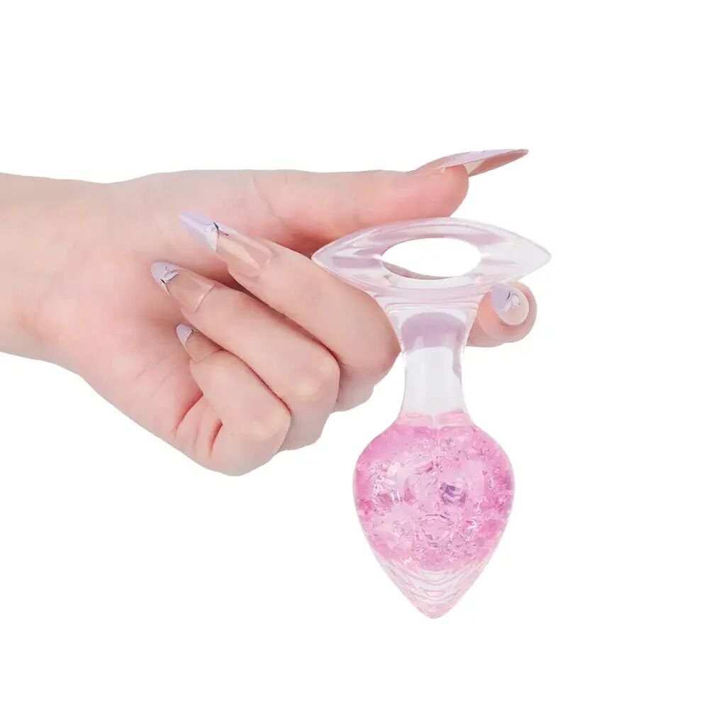 Анальна пробка Liebe Seele Heart-shaped Crystal Anal Plug - фото 3