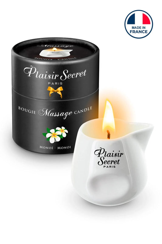 Масажна свічка Plaisirs Secrets Monoi
