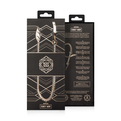 Батіг Rosy Gold Kinky Whip - фото 9