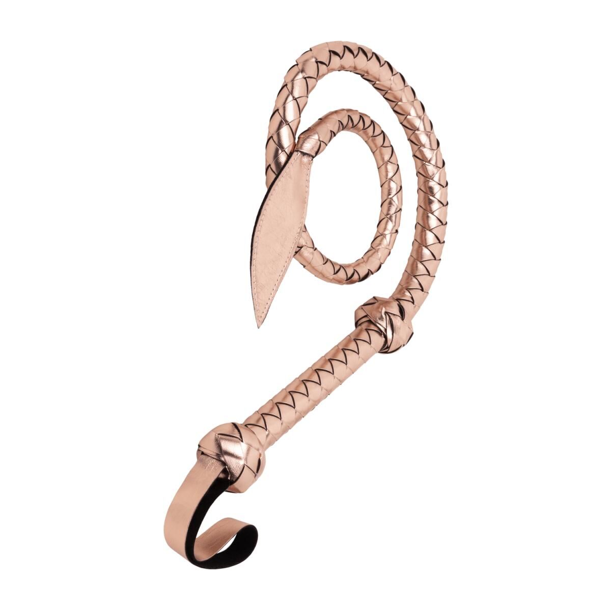 Батіг Rosy Gold Kinky Whip - фото 4