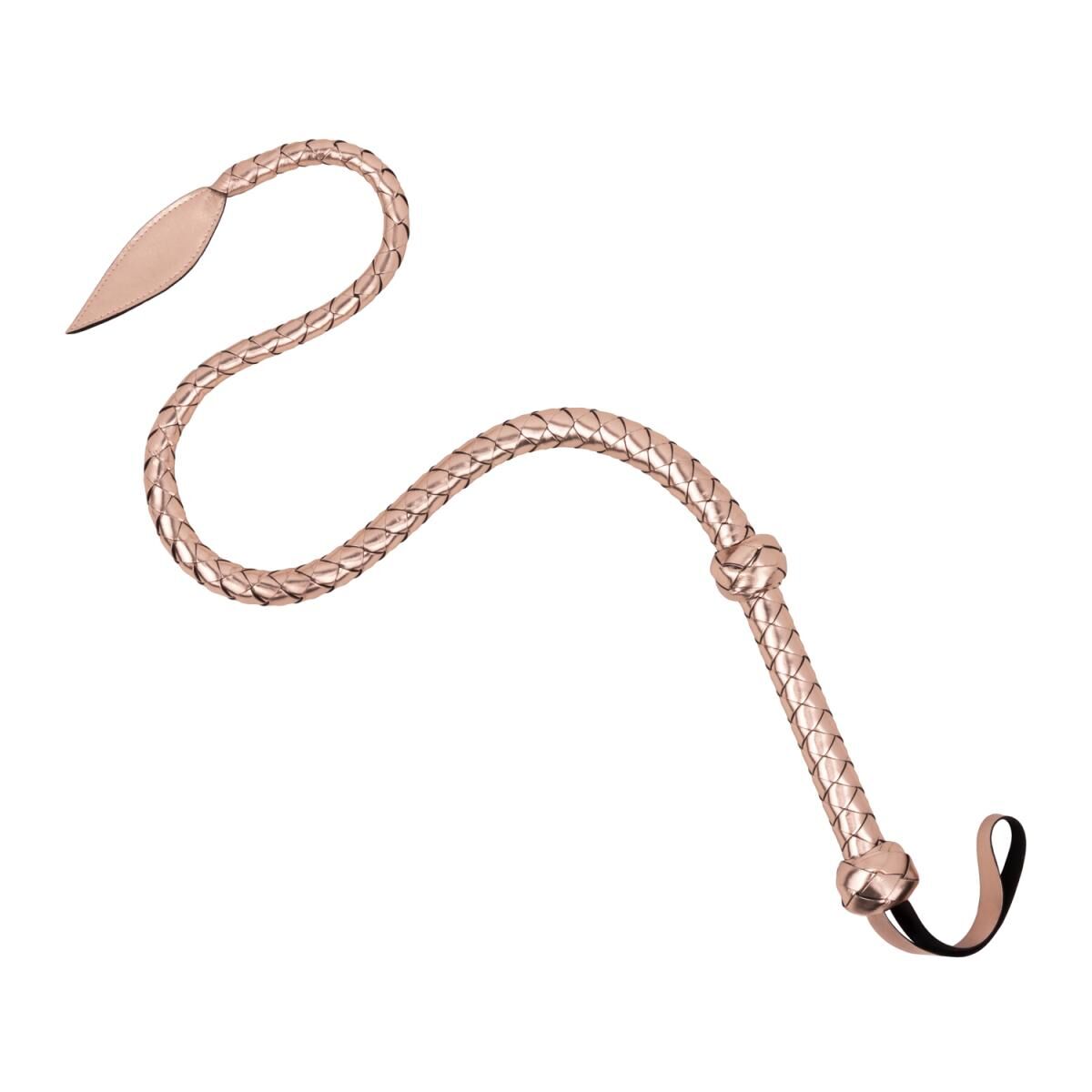 Батіг Rosy Gold Kinky Whip - фото 2