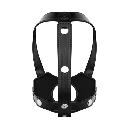 Бондажная система на голову для страпона Bedroom Fantasies Head Bondage Harness_