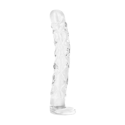 Скляний фалоімітатор Gildo Textured Glass Dildo - фото 3