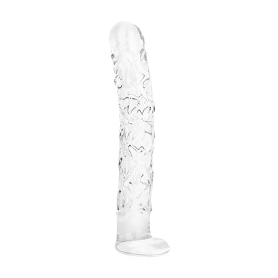 Скляний фалоімітатор Gildo Textured Glass Dildo - фото 1