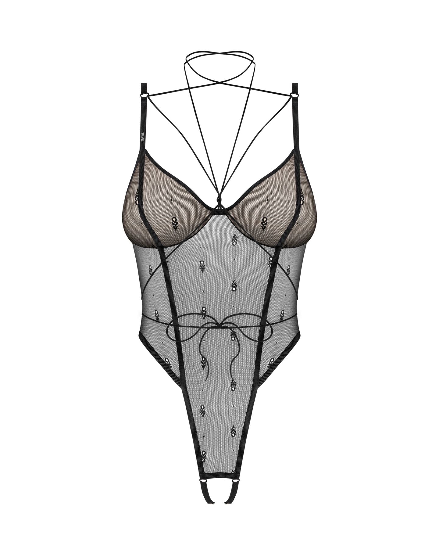 Боді Obsessive Anniverse Special crotchless teddy - фото 3