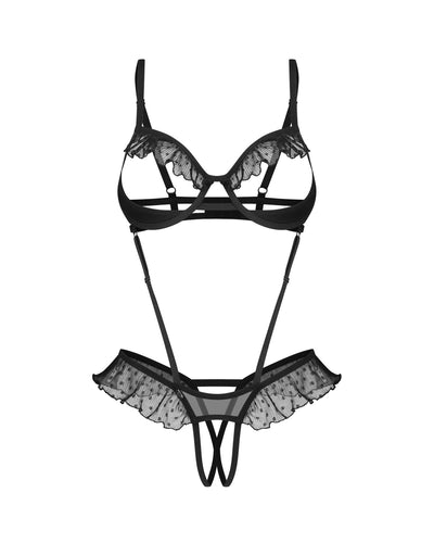 Боді Obsessive Carrola crotchless teddy - фото 14