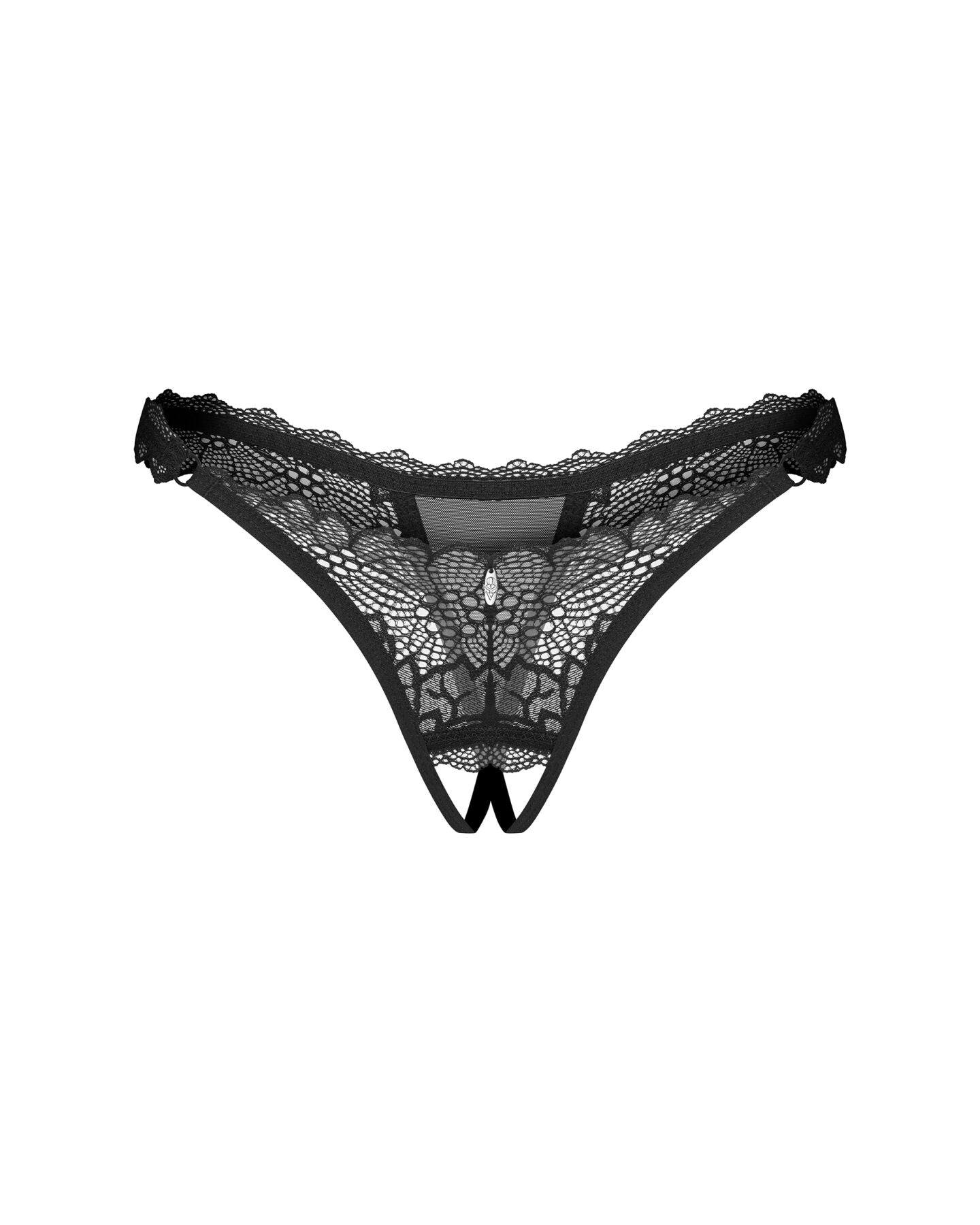 Трусики Obsessive Deina More crotchless thong  - фото 5
