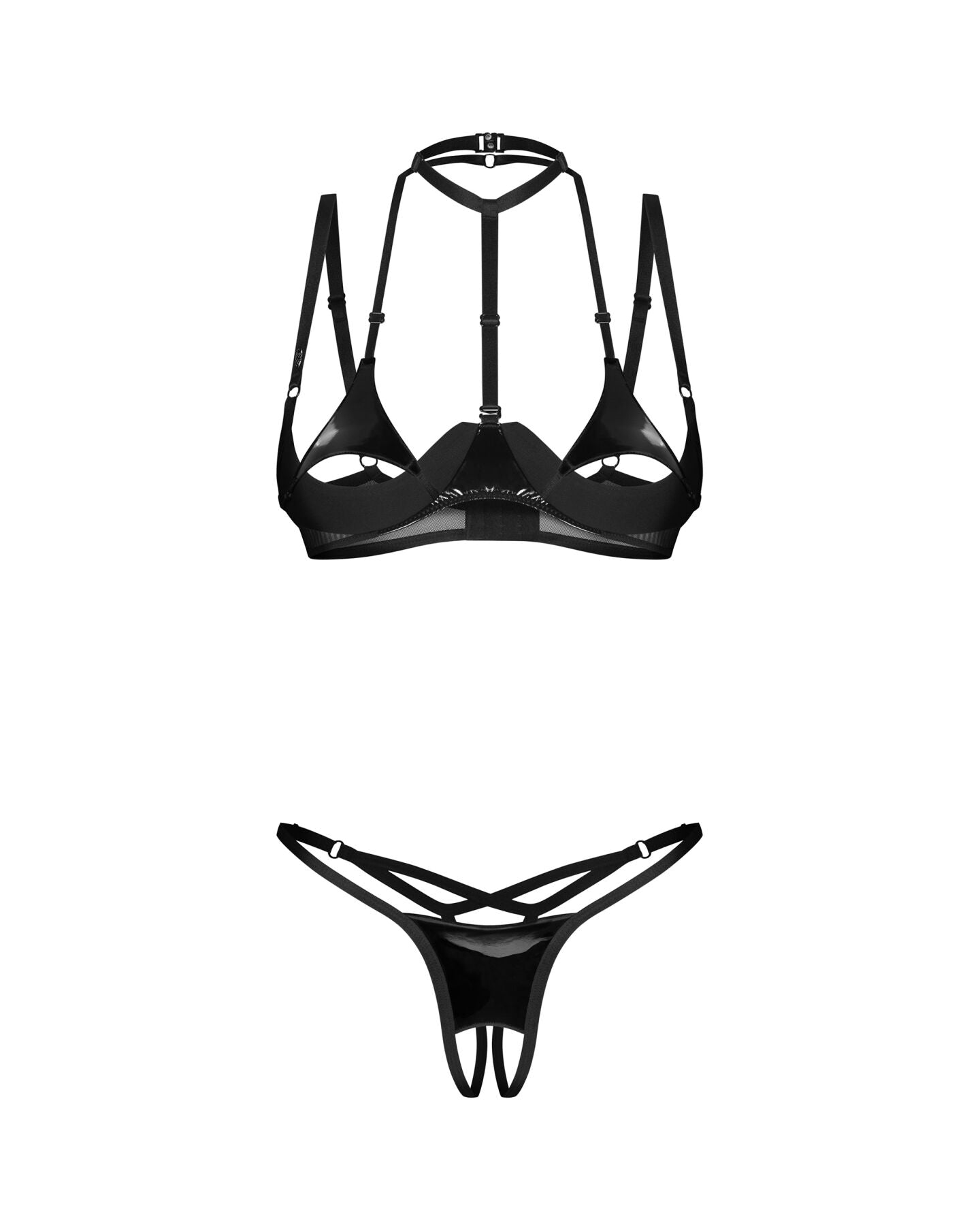 Комплект Obsessive Rolleya 2-pcs crotchless set - фото 4