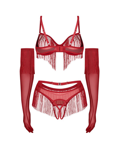 Комплект Obsessive Rossay crotchless set - фото 12