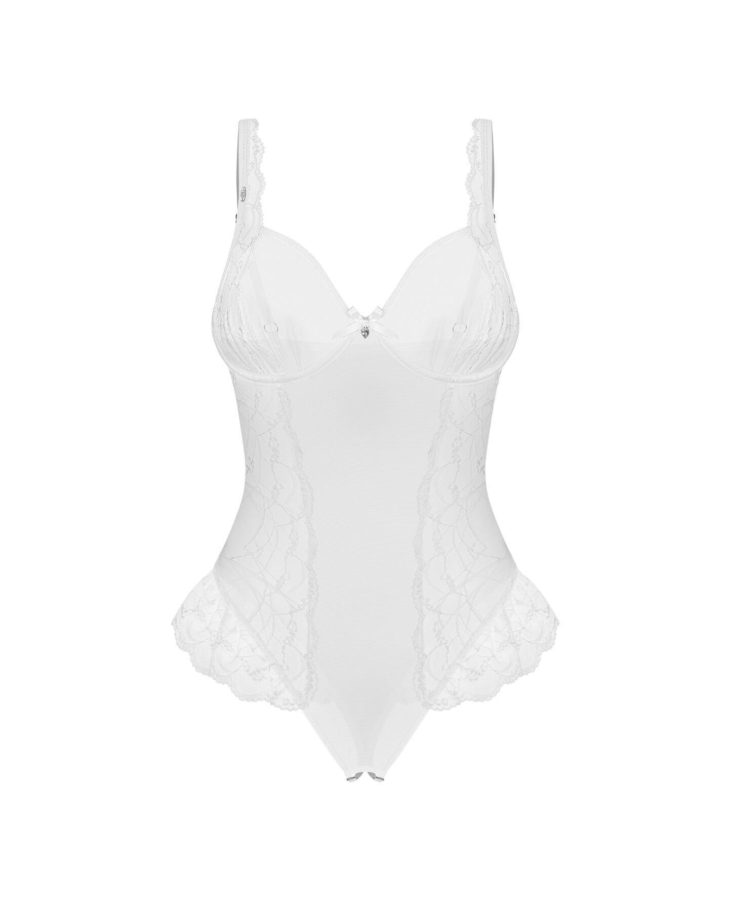 Боді Obsessive Weddya crotchless teddy - фото 10