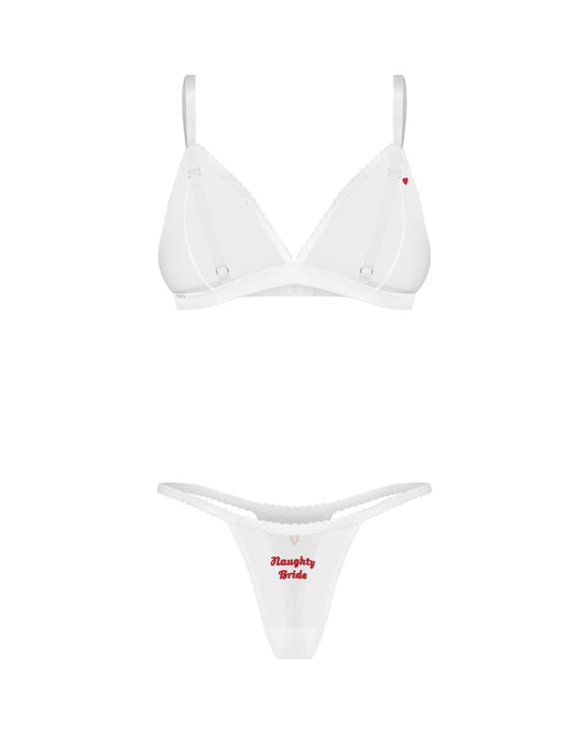 Комплект Obsessive Weddya Bride 3-pcs set_