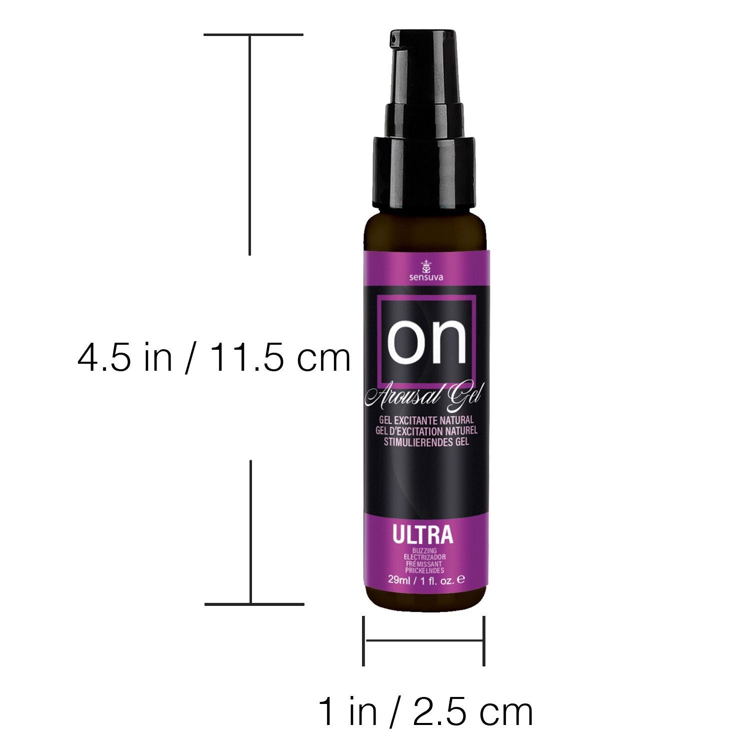 Збуджувальний гель для клітора Sensuva ON for Her Arousal Gel Ultra рідкий вібратор - фото 3