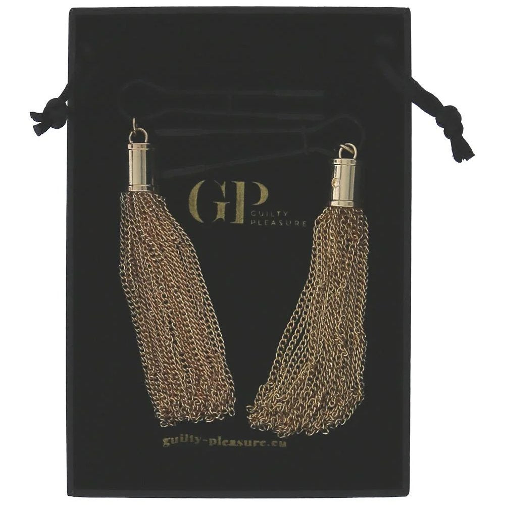 Зажимы для сосков Guilty Pleasure Tassel Tease Clamps - превью 9