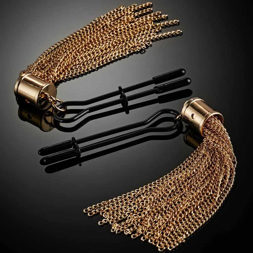 Зажимы для сосков Guilty Pleasure Tassel Tease Clamps - превью 6