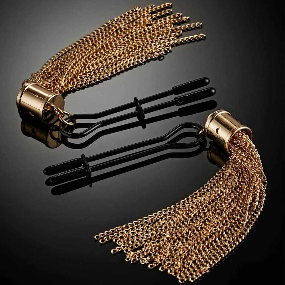 Зажимы для сосков Guilty Pleasure Tassel Tease Clamps - превью 8